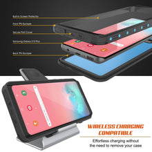 Cargar imagen en el visor de la galería, Galaxy S10+ Plus Waterproof Case PunkCase StudStar Light Blue Thin 6.6ft Underwater IP68 ShockProof (Color in image: white)
