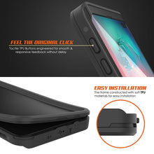 Cargar imagen en el visor de la galería, Galaxy S10+ Plus Waterproof Case PunkCase StudStar Black Thin 6.6ft Underwater IP68 Shock/Snow Proof (Color in image: light blue)
