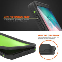 Cargar imagen en el visor de la galería, Galaxy S10+ Plus Waterproof Case PunkCase StudStar Light Green Thin 6.6ft Underwater IP68 ShockProof (Color in image: light blue)
