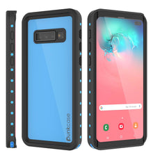 Cargar imagen en el visor de la galería, Galaxy S10+ Plus Waterproof Case PunkCase StudStar Light Blue Thin 6.6ft Underwater IP68 ShockProof (Color in image: red)

