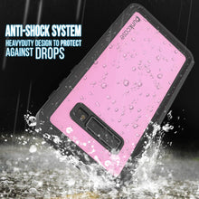 Cargar imagen en el visor de la galería, Galaxy S10+ Plus Waterproof Case PunkCase StudStar Pink Thin 6.6ft Underwater IP68 Shock/Snow Proof (Color in image: red)
