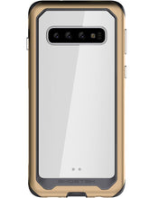 Load image into Gallery viewer, Galaxy S10 Military Grade Aluminum Case | Atomic Slim 2 Series [Gold] (Color in image: Black)
