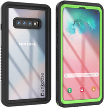 Cargar imagen en el visor de la galería, Galaxy S10+ Plus Water/Shockproof Screen Protector Case [Light Green] (Color in image: Light Green)
