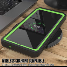 Cargar imagen en el visor de la galería, Galaxy S10+ Plus Water/Shockproof Screen Protector Case [Light Green] (Color in image: Light blue)
