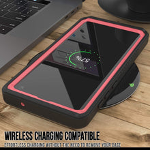 Cargar imagen en el visor de la galería, Galaxy S10+ Plus Water/Shock/Snowproof Slim Screen Protector Case [Pink] (Color in image: Teal)

