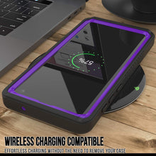 Cargar imagen en el visor de la galería, Galaxy S10+ Plus Water/Shockproof Slim Screen Protector Case [Purple] (Color in image: Pink)
