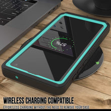 Cargar imagen en el visor de la galería, Galaxy S10+ Plus Water/Shock/Snowproof | Screen Protector Case [Teal] (Color in image: Black)
