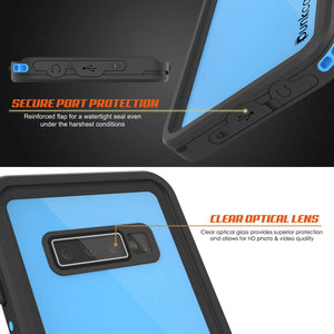 Galaxy S10 Waterproof Case PunkCase StudStar Light Blue Thin 6.6ft Underwater IP68 ShockProof (Color in image: pink)
