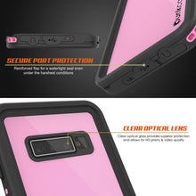 Cargar imagen en el visor de la galería, Carcasa resistente al agua para Galaxy A10e PunkCase StudStar Pink delgada de 6.6 pies IP68 a prueba de golpes/nieve bajo el agua.
