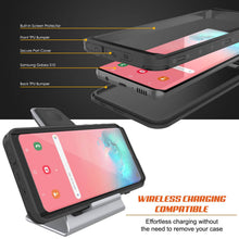 Cargar imagen en el visor de la galería, Funda impermeable Galaxy A10e PunkCase StudStar Black delgada de 6,6 pies a prueba de agua IP68 resistente a impactos/nieve.
