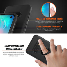 Cargar imagen en el visor de la galería, Galaxy S10e Case, Punkcase Magnetix Protective TPU Cover W/ Kickstand, Sceen Protector[Black] (Color in image: red)
