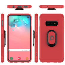 Cargar imagen en el visor de la galería, Galaxy S10e Case, Punkcase Magnetix Protective TPU Cover W/ Kickstand, Sceen Protector[Red] 
