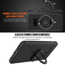 Cargar imagen en el visor de la galería, Galaxy S10e Case, Punkcase Magnetix Protective TPU Cover W/ Kickstand, Sceen Protector[Black] (Color in image: blue)
