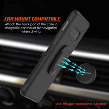 Cargar imagen en el visor de la galería, Galaxy S10e Case, Punkcase Magnetix Protective TPU Cover W/ Kickstand, Sceen Protector[Black] 
