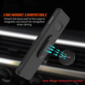 Galaxy S10e Case, Punkcase Magnetix Protective TPU Cover W/ Kickstand, Sceen Protector[Black] 