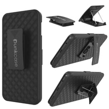 Cargar imagen en el visor de la galería, Punkcase Galaxy S10e Case With Screen Protector, Holster Belt Clip [Black] 
