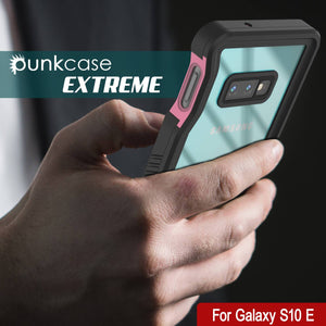 Galaxy S10 Water/Shock/Snowproof Slim Screen Protector Case [Pink] (Color in image: White)