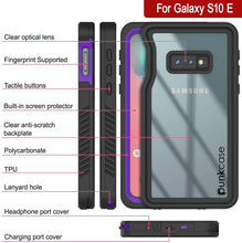 Cargar imagen en el visor de la galería, Galaxy S10 Water/Shockproof Slim Screen Protector Case [Purple] (Color in image: Light Green)
