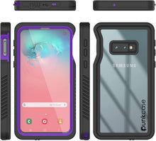 Cargar imagen en el visor de la galería, Galaxy S10 Water/Shockproof Slim Screen Protector Case [Purple] (Color in image: Teal)

