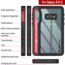 Cargar imagen en el visor de la galería, Galaxy S10 Water/Shock/Snowproof Slim Screen Protector Case [Red] (Color in image: Light blue)
