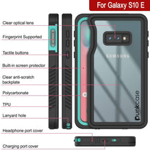 Cargar imagen en el visor de la galería, Galaxy S10 Water/Shock/Snowproof | Screen Protector Case [Teal] (Color in image: Purple)
