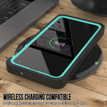 Cargar imagen en el visor de la galería, Galaxy S10 Water/Shock/Snowproof | Screen Protector Case [Teal] (Color in image: Black)

