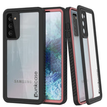 Cargar imagen en el visor de la galería, Galaxy S20 FE Water/Shock/Snowproof [Extreme Series] Slim Screen Protector Case [Pink] (Color in image: Pink)
