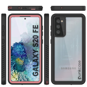 Galaxy S20 FE Water/Shock/Snowproof [Extreme Series] Slim Screen Protector Case [Pink] (Color in image: Purple)