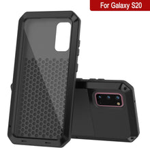 Cargar imagen en el visor de la galería, Galaxy s20 Metal Case, Heavy Duty Military Grade Rugged Armor Cover [Black] 
