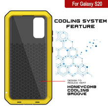 Cargar imagen en el visor de la galería, Galaxy s20 Metal Case, Heavy Duty Military Grade Rugged Armor Cover [Neon] (Color in image: White)
