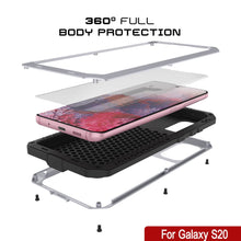 Cargar imagen en el visor de la galería, Galaxy s20 Metal Case, Heavy Duty Military Grade Rugged Armor Cover [White] (Color in image: Neon)
