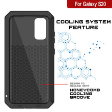 Cargar imagen en el visor de la galería, Galaxy s20 Metal Case, Heavy Duty Military Grade Rugged Armor Cover [Black] (Color in image: White)
