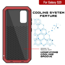 Cargar imagen en el visor de la galería, Galaxy s20 Metal Case, Heavy Duty Military Grade Rugged Armor Cover [Red] (Color in image: White)
