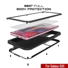 Cargar imagen en el visor de la galería, Galaxy s20 Metal Case, Heavy Duty Military Grade Rugged Armor Cover [Black] (Color in image: Neon)
