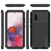 Cargar imagen en el visor de la galería, Galaxy s20 Metal Case, Heavy Duty Military Grade Rugged Armor Cover [Black] 
