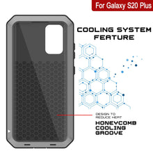 Load image into Gallery viewer, Galaxy s20+ Plus Metal Case, Heavy Duty Military Grade Rugged Armor Cover [Silver] (Color in image: White)
