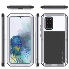 Load image into Gallery viewer, Galaxy s20+ Plus Metal Case, Heavy Duty Military Grade Rugged Armor Cover [White] 
