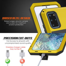 Load image into Gallery viewer, Galaxy s20+ Plus Metal Case, Heavy Duty Military Grade Rugged Armor Cover [Neon] (Color in image: Silver)
