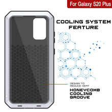 Load image into Gallery viewer, Galaxy s20+ Plus Metal Case, Heavy Duty Military Grade Rugged Armor Cover [White] (Color in image: Neon)
