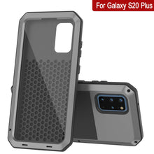 Load image into Gallery viewer, Galaxy s20+ Plus Metal Case, Heavy Duty Military Grade Rugged Armor Cover [Silver] (Color in image: Red)
