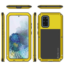 Load image into Gallery viewer, Galaxy s20+ Plus Metal Case, Heavy Duty Military Grade Rugged Armor Cover [Neon] 
