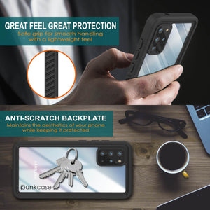 Galaxy S20+ Plus Water/Shock/Snowproof [Extreme Series] Slim Screen Protector Case [Pink] (Color in image: Black)