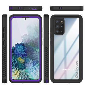 Galaxy S20+ Plus Water/Shockproof [Extreme Series] Slim Screen Protector Case [Purple] (Color in image: Red)