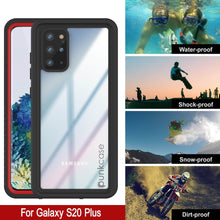 Load image into Gallery viewer, Galaxy S20+ Plus Water/Shock/Snowproof [Extreme Series] Slim Screen Protector Case [Red] (Color in image: Pink)
