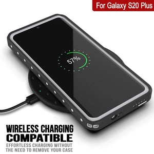 Galaxy S20+ Plus Waterproof Case, Punkcase StudStar White Thin 6.6ft Underwater IP68 Shock/Snow Proof (Color in image: teal)