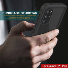 Load image into Gallery viewer, Galaxy S20+ Plus Waterproof Case PunkCase StudStar Black Thin 6.6ft Underwater IP68 Shock/Snow Proof (Color in image: white)

