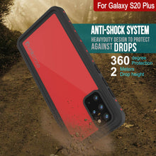 Load image into Gallery viewer, Galaxy S20+ Plus Waterproof Case PunkCase StudStar Red Thin 6.6ft Underwater IP68 Shock/Snow Proof (Color in image: pink)
