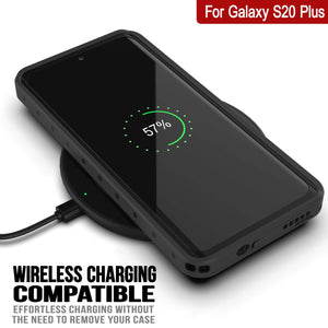 Galaxy S20+ Plus Waterproof Case PunkCase StudStar Black Thin 6.6ft Underwater IP68 Shock/Snow Proof (Color in image: teal)
