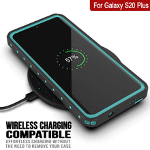 Load image into Gallery viewer, Galaxy S20+ Plus Waterproof Case PunkCase StudStar Teal Thin 6.6ft Underwater IP68 Shock/Snow Proof (Color in image: black)
