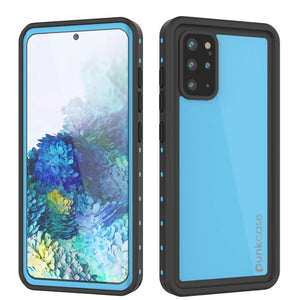 Galaxy S20+ Plus Waterproof Case PunkCase StudStar Light Blue Thin 6.6ft Underwater IP68 ShockProof (Color in image: light blue)